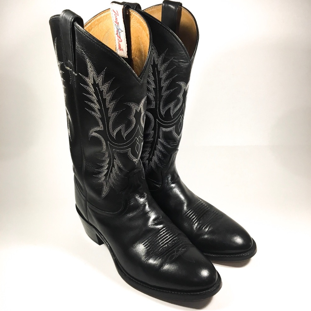 Tony Lama Pampas Vaquero Blk Boot Men’s Size US 9